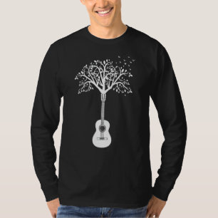 Acoustic Guitar Tree Of Life  Nature Guitarist 4 T-Shirt