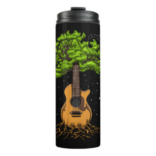 Acoustic Guitar Tree Of Life Thermal Tumbler