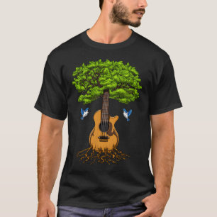 Acoustic Guitar Tree T-Shirt