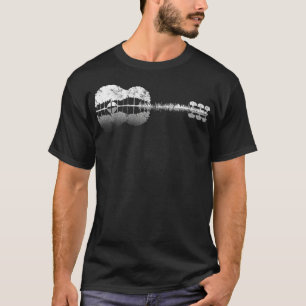 Acoustic Guitar Treeline Sunset Si String Guitar52 T-Shirt