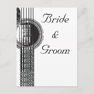Acoustic Guitar Wedding Invitation