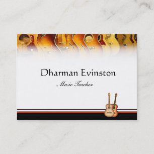Acoustic Guitars Business Card