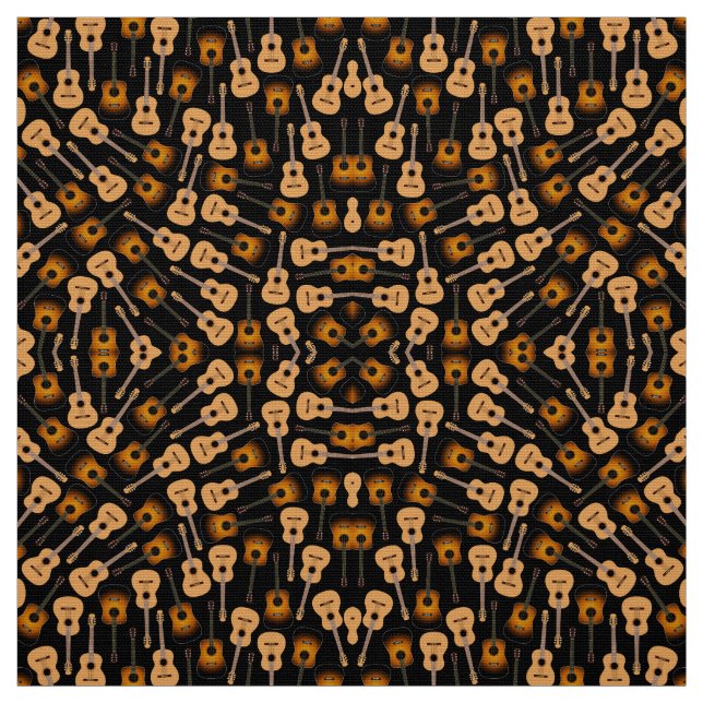 Acoustic Guitars Fabric (Swatch)