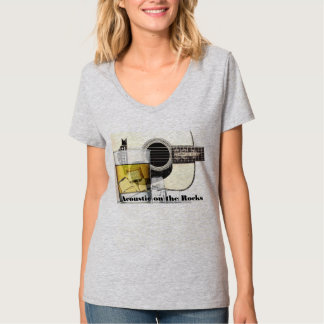 "Acoustic on the Rocks"-50 Shades of Rock T-Shirt