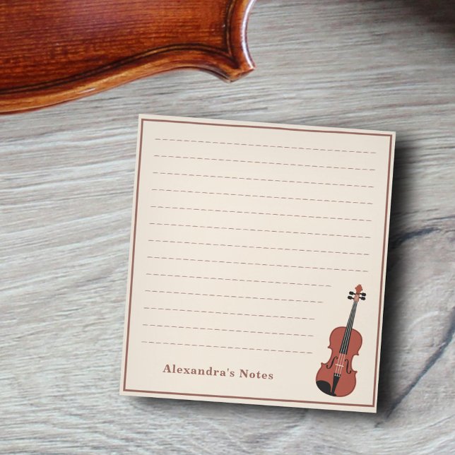 Acoustic Violin Notepad (Acoustic Violin Notepad)