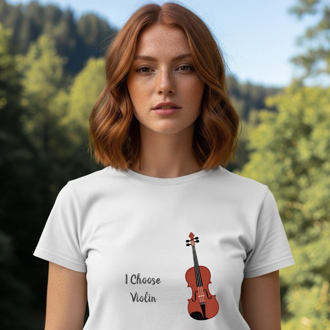 Acoustic Violin Tri-Blend Shirt (Acoustic Violin T-Shirt)