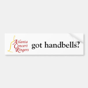 ACR logo, got handbells? Bumper Sticker