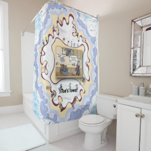 Acracknophobia Absurd Wordplay Humor Shower Curtain