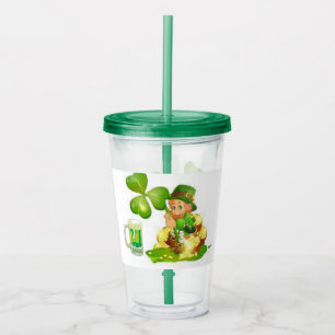 Acrlyic Tumber St. Patrick's Day Acrylic Tumbler