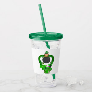Acrlyic Tumber St. Patrick's Day Acrylic Tumbler