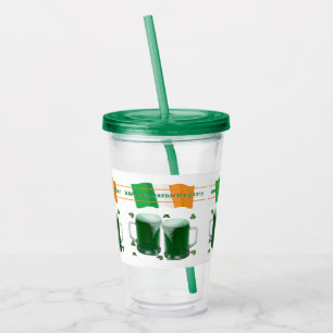 Acrlyic Tumber St. Patrick's Day Acrylic Tumbler