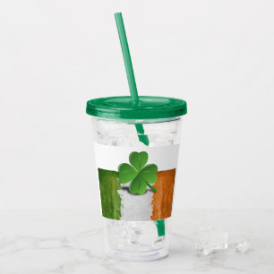 Acrlyic Tumber St. Patrick's Day Acrylic Tumbler