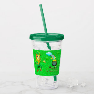 Acrlyic Tumber St. Patrick's Day Acrylic Tumbler