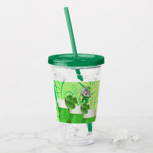 Acrlyic Tumber St. Patrick's Day Beer Acrylic Tumbler