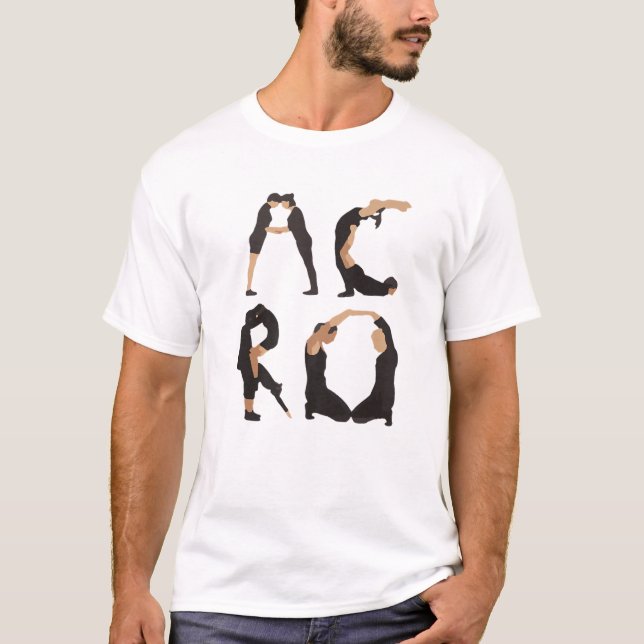 Acro | Aerial Acroyoga T | Funny Acro Yoga T-Shirt (Front)