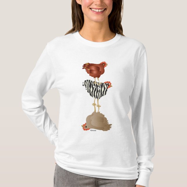 Acrobat backyard chickens Shirt (Front)