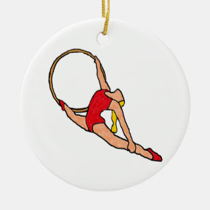 Acrobat Ceramic Tree Decoration