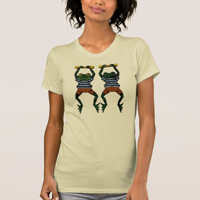 Acrobat Frogs Womens T-Shirt (Front)