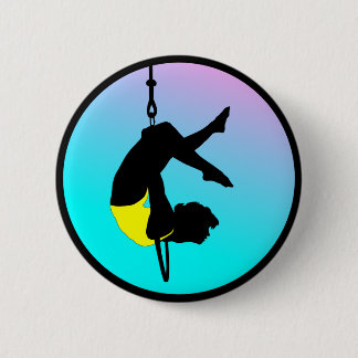 Acrobat of New Circus 6 Cm Round Badge