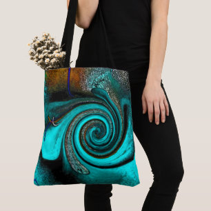 "Acrobatic Aquatics" (Large) Tote Bag