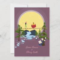 Acrobatic Couple in Love Peaceful Scenery Wedding
