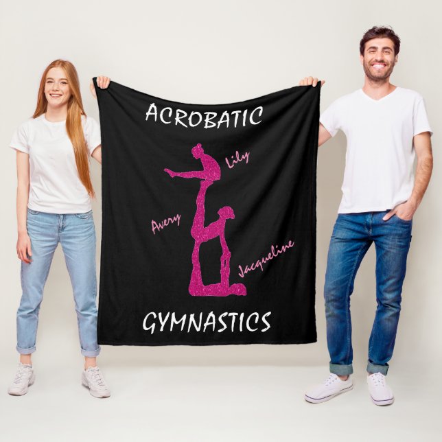 Acrobatic Gymnastics Blanket w/ Up to 3 names! (In Situ)