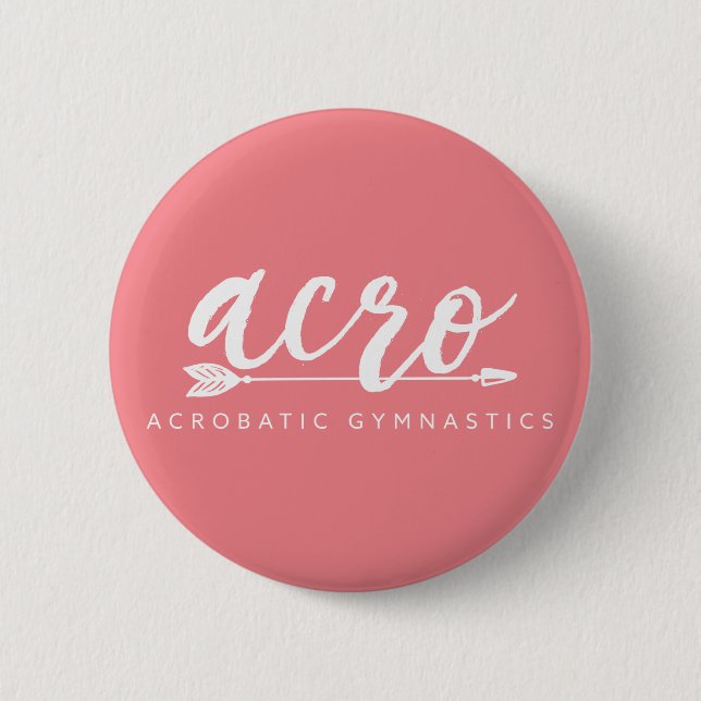 Acrobatic Gymnastics Button (Front)