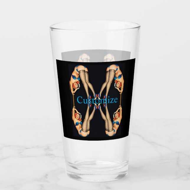 Acrobatic Vintage Pinups Thunder_Cove Glass (Front)