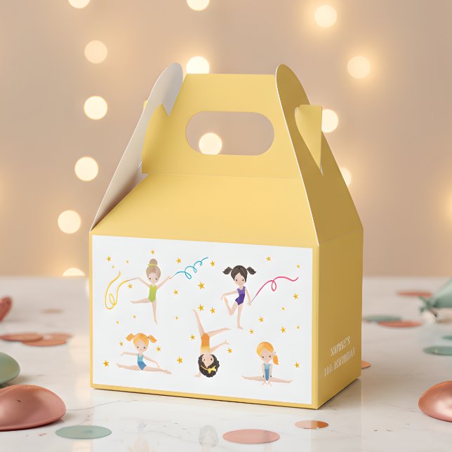 Acrobatics fun birthday kids  favour box (Creator Uploaded)