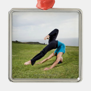 Acrobats and Contortionists Metal Tree Decoration