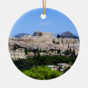 Acropolis – Athens Ceramic Tree Decoration