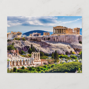 Acropolis Athens, Greece Postcard