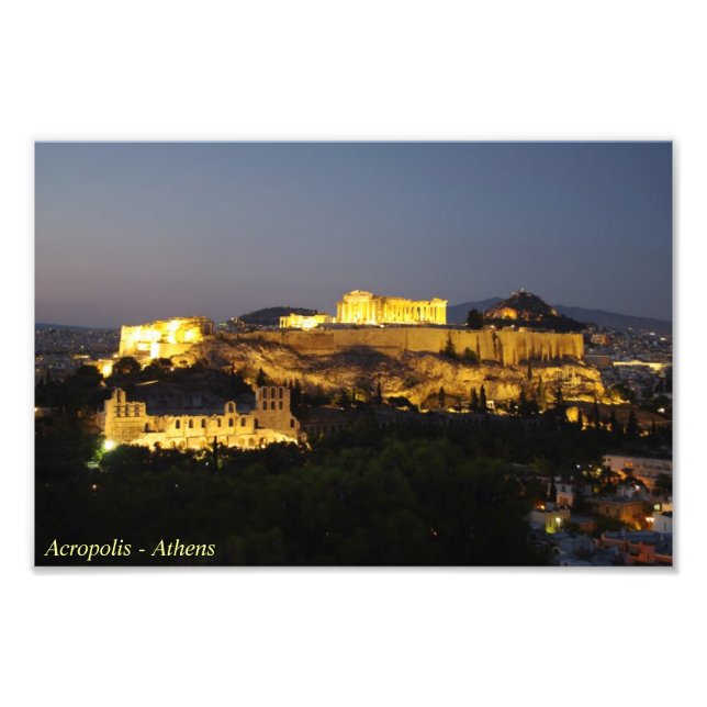 Acropolis – Athens Photo Print (Front)