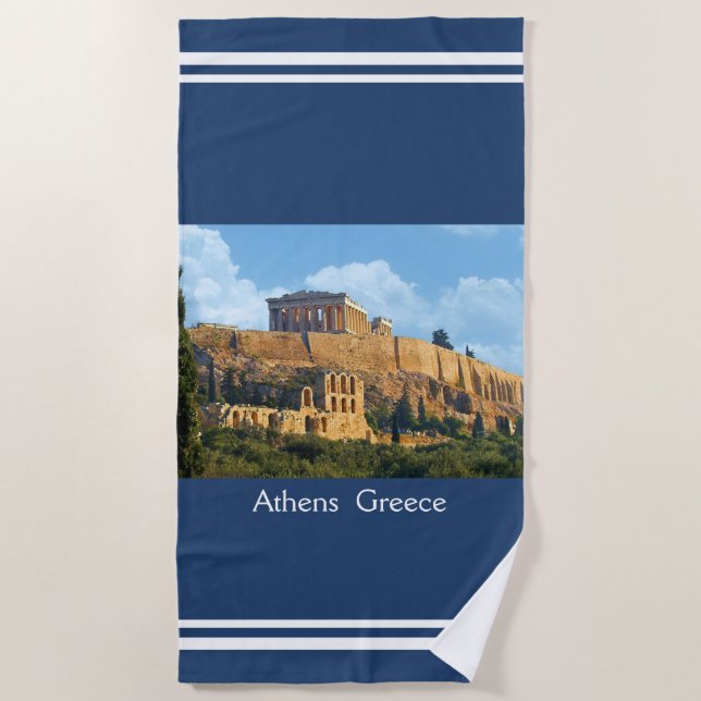 Acropolis Beach Towel (Front)