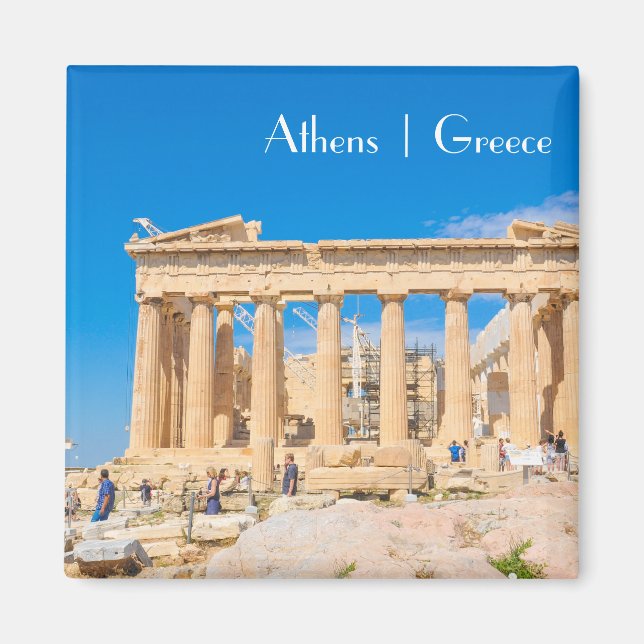 Acropolis in Athens, Greece Magnet (Front)