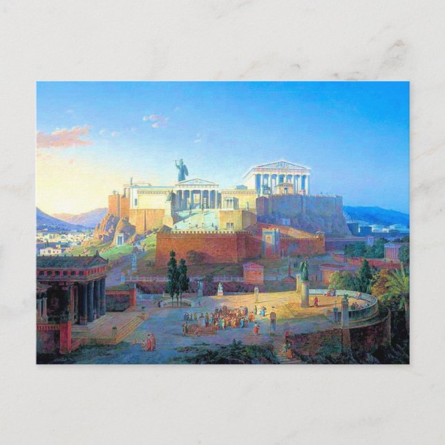Acropolis in Greece Postcard (Front)