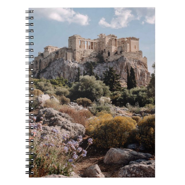 Acropolis in Spring Bloom Notebook (Front)