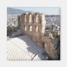 Acropolis Square Magnet