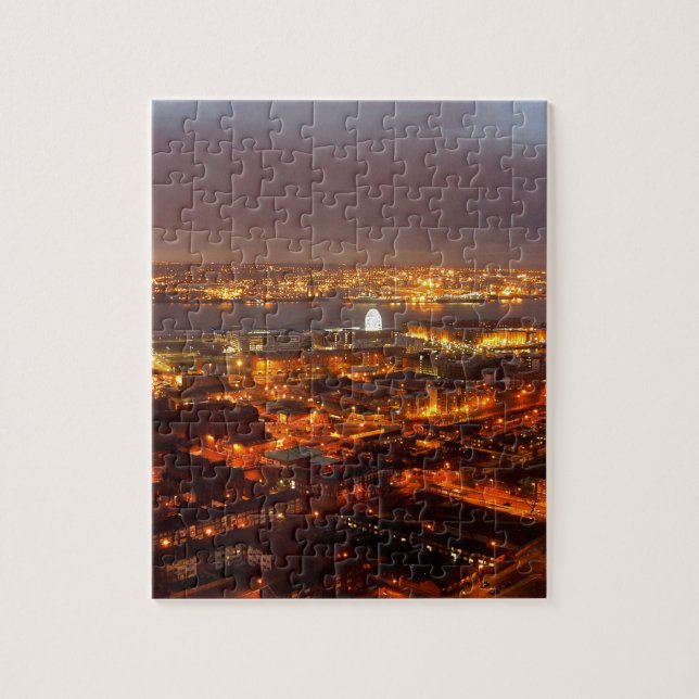 Across Liverpool to the River Mersey & Wirral Jigsaw Puzzle (Vertical)