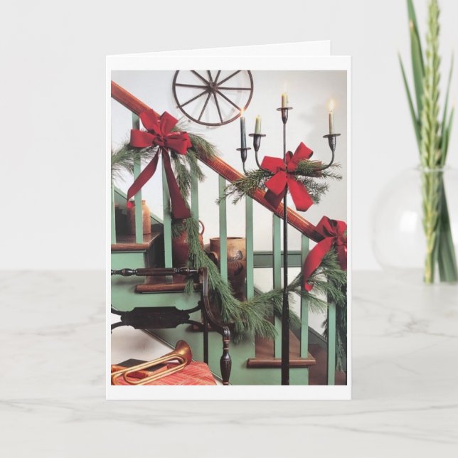 **ACROSS THE MILES** AT CHRISTMAS HOLIDAY CARD (Front)