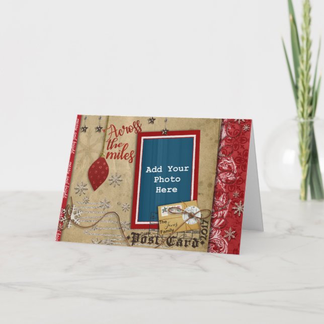 Across The Miles Holiday Card (Front)