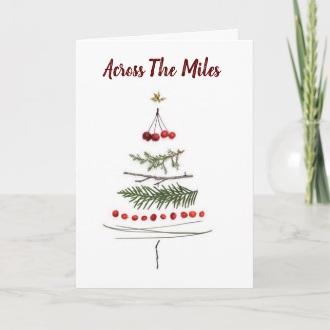 ***ACROSS THE MILES*** THIS CHRISTMAS SEASON CARD (Front)