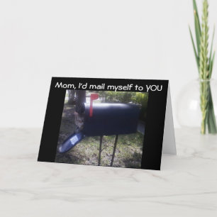 "ACROSS THE MILES" TO MY "MOM" ON BIRTHDAY CARD
