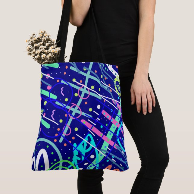 Across the Night Sky  Tote Bag (Close Up)