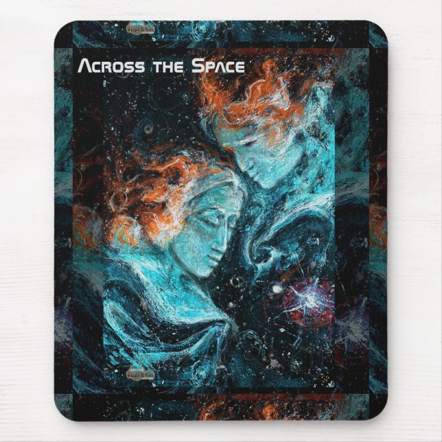 Across the Space Mouse Pad (Front)