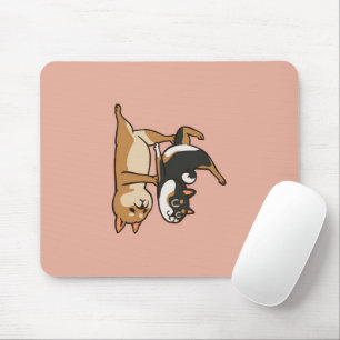 Acroyoga Shiba Inu Cute Shiba Inu Yoga Lovers Mouse Pad