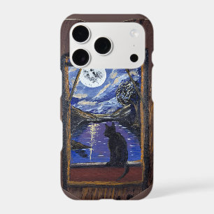 Acrylic Award- Moonlit Window—handmade artwork