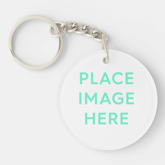 Acrylic Circle Keychain - Souvenir Gift Design (Front)