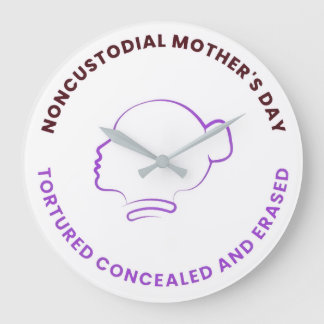 Acrylic Clock Noncustodial Mother's Day