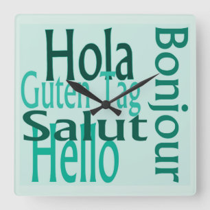 Acrylic cool wall clock